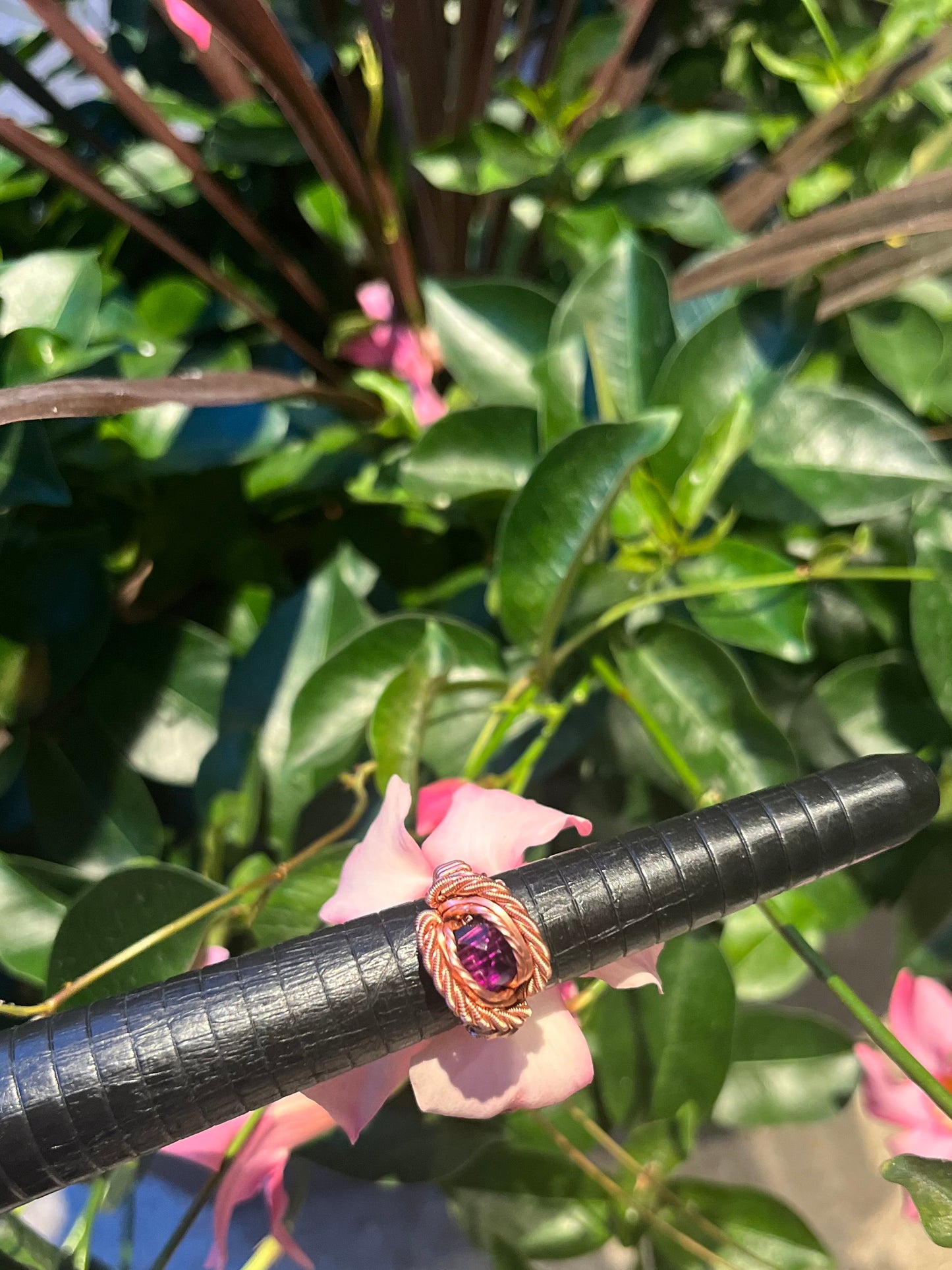 Translucent Amethyst Ring